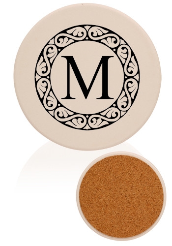 4 in. Round Ceramic Coaster 2