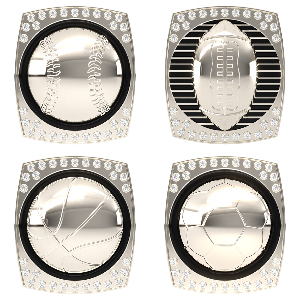 Custom Epic Keychain Ring w/ Stock Top & 2 Custom Sides 2