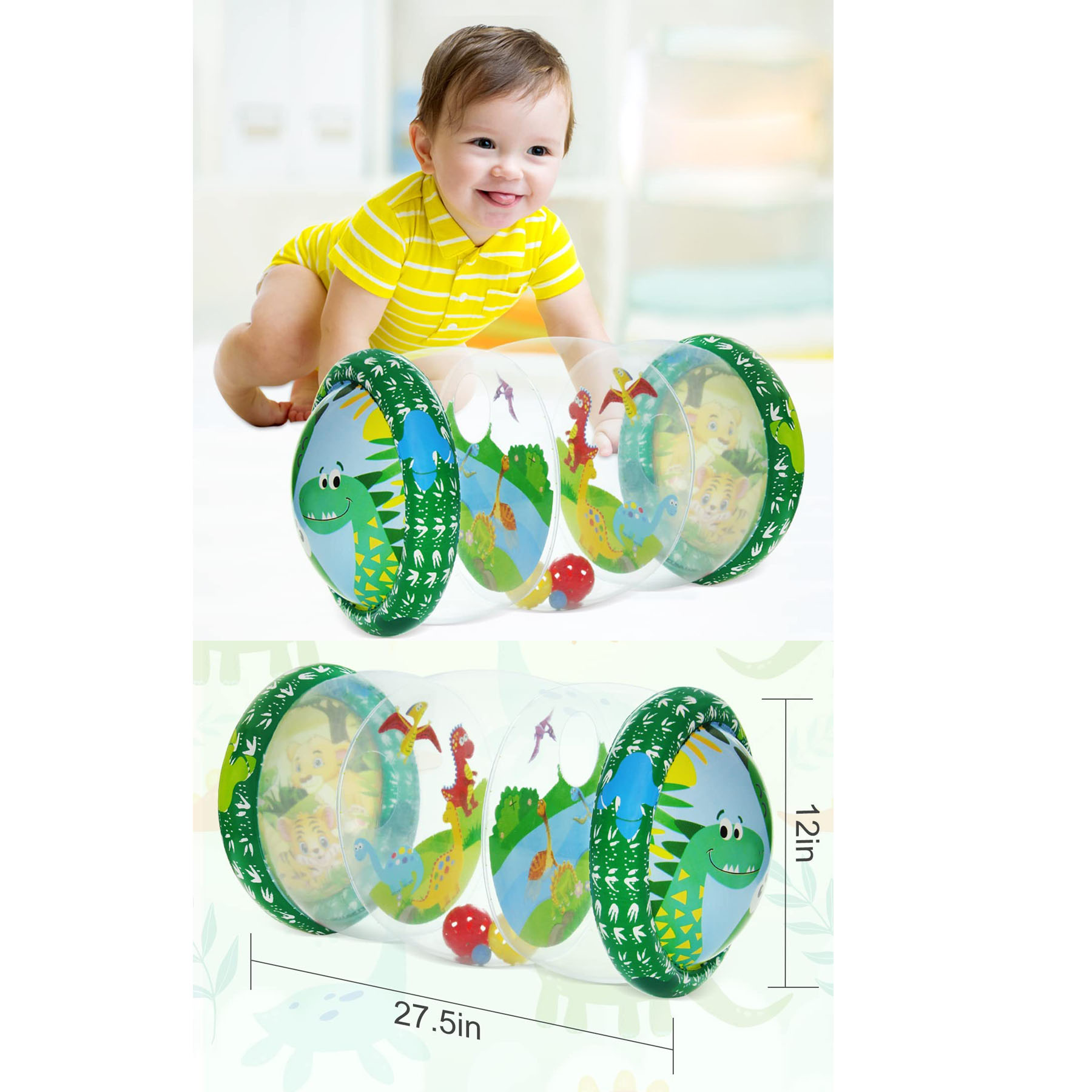 Infants Crawl Climbing Ball Best Educational Games Roller