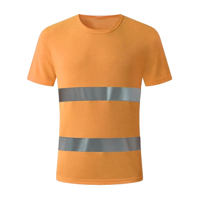 High Visibility Safety T Shirts Short Sleeve Customize Logo 4