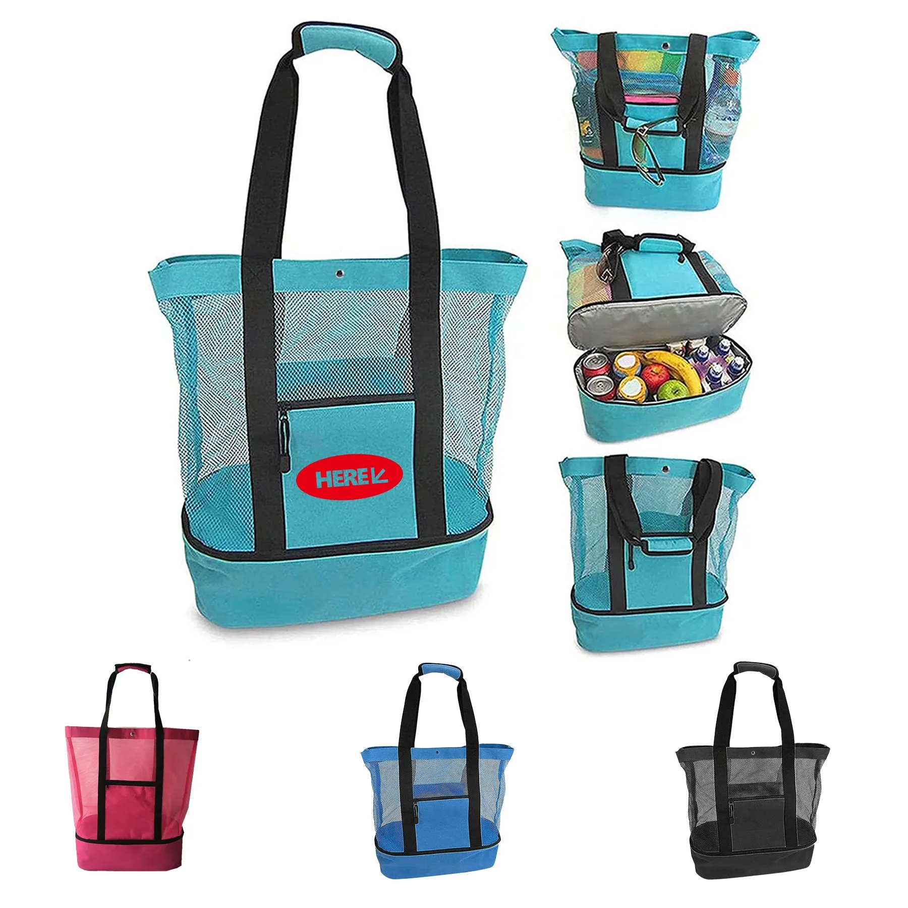 Mesh Beach Bag Grocery Storage 1