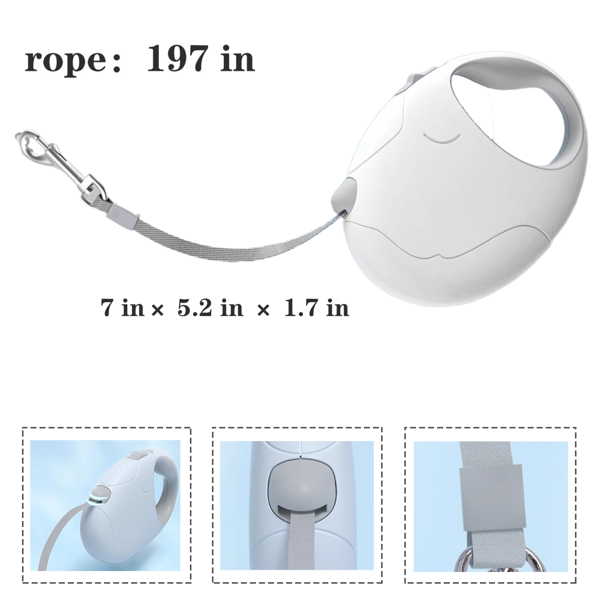 Safety Automatic Retractable Pet Leash 2