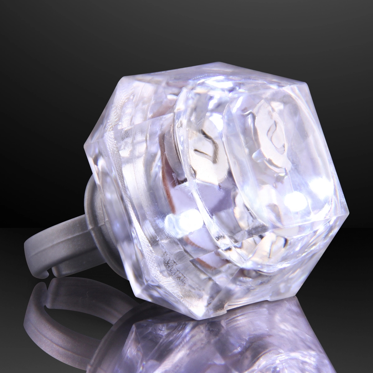 Light-up Huge Gem Rings 15