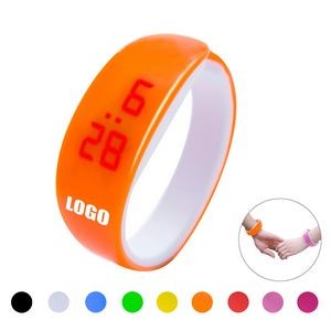Sports Watch With Colorful Light Dial And Adjustable Soft Bracelet Band 19