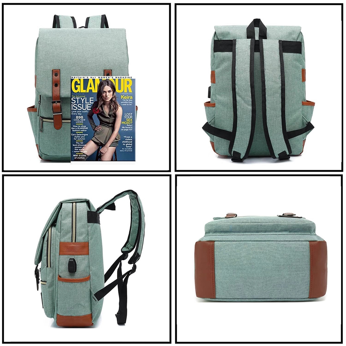 Retro Canvas Fashion Backpack 7