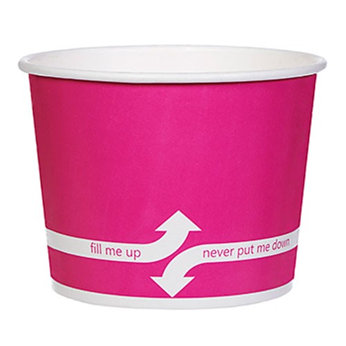 32 oz. Paper Dessert/Food Cup - Flexographic printed 2