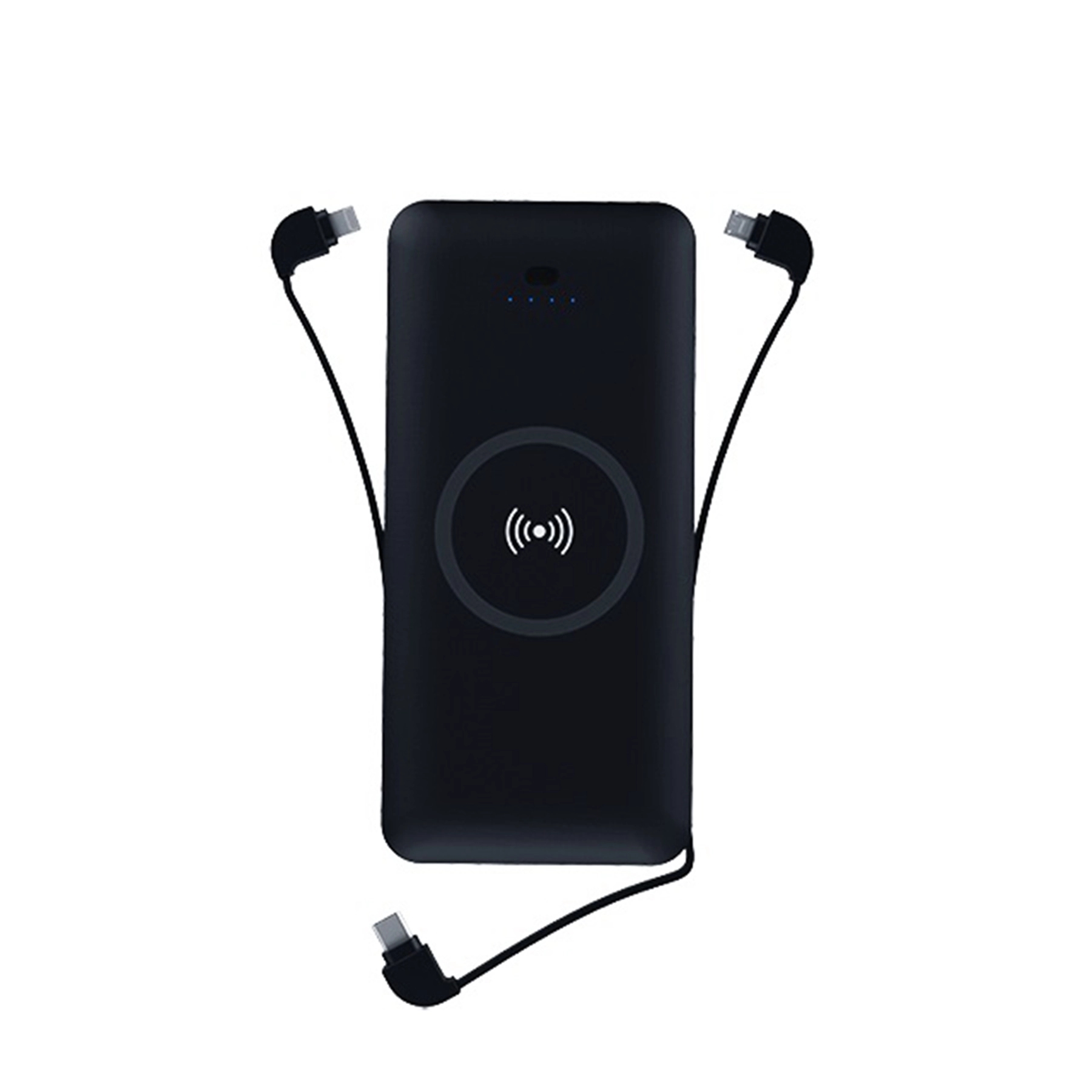 Wireless Charger Power Bank with Wall Plug-in and Cable 3