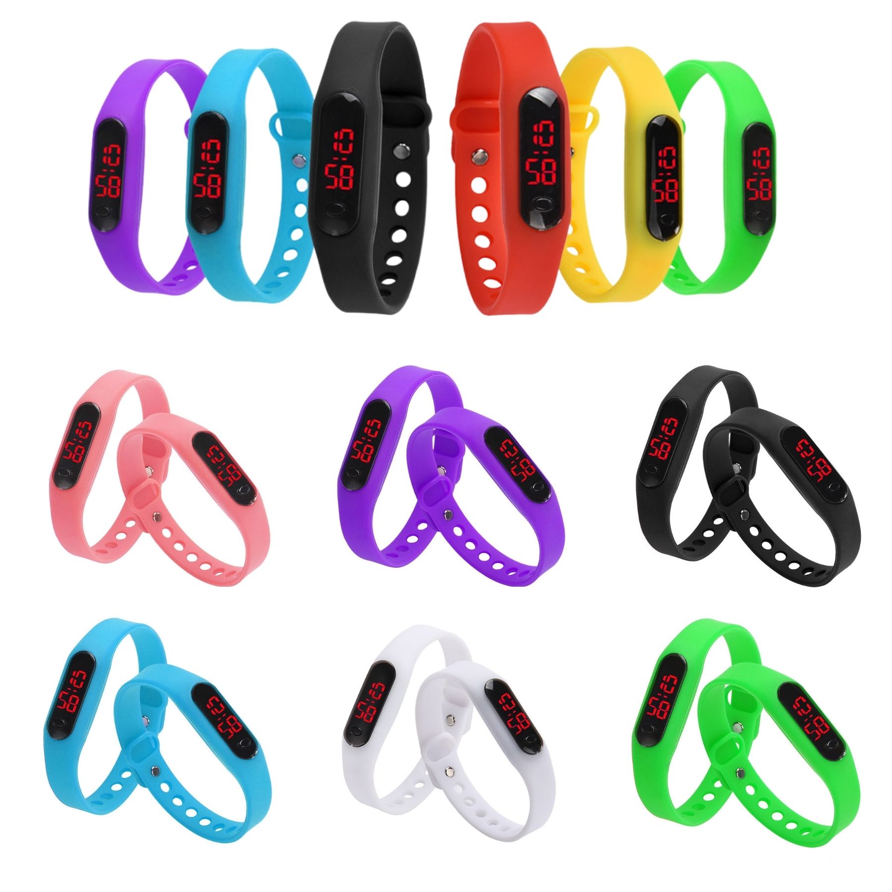Silicone Sport Digital Watch 1