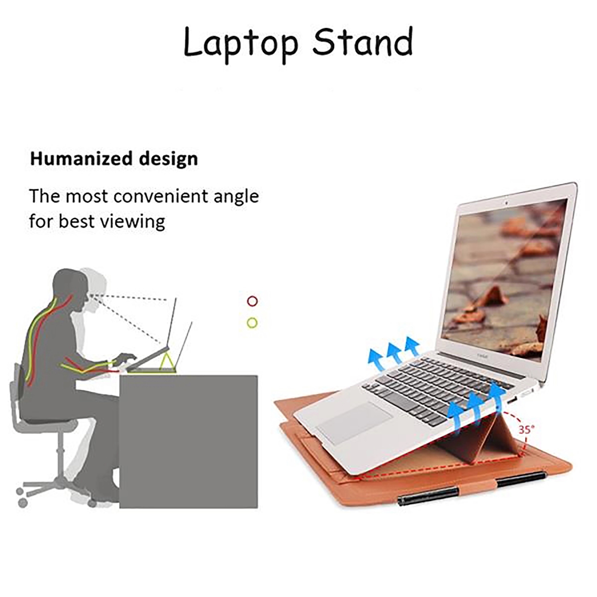 Laptop Sleeve Bag With Stand MOQ 50PCS 7