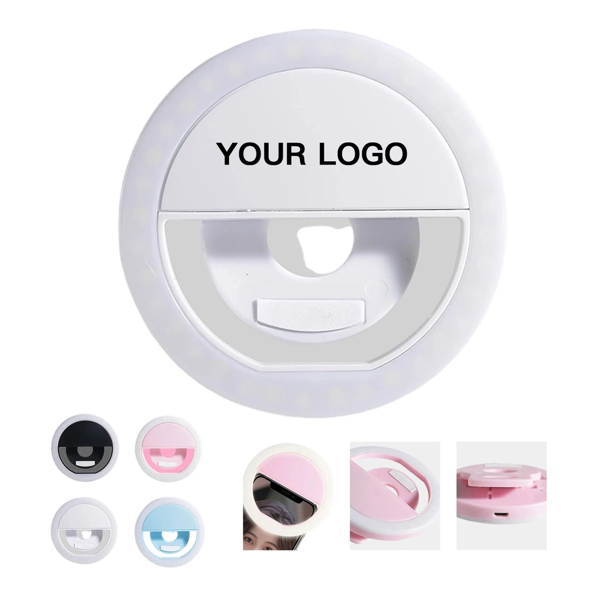 Clip-On LED Ring Light for Phones 4