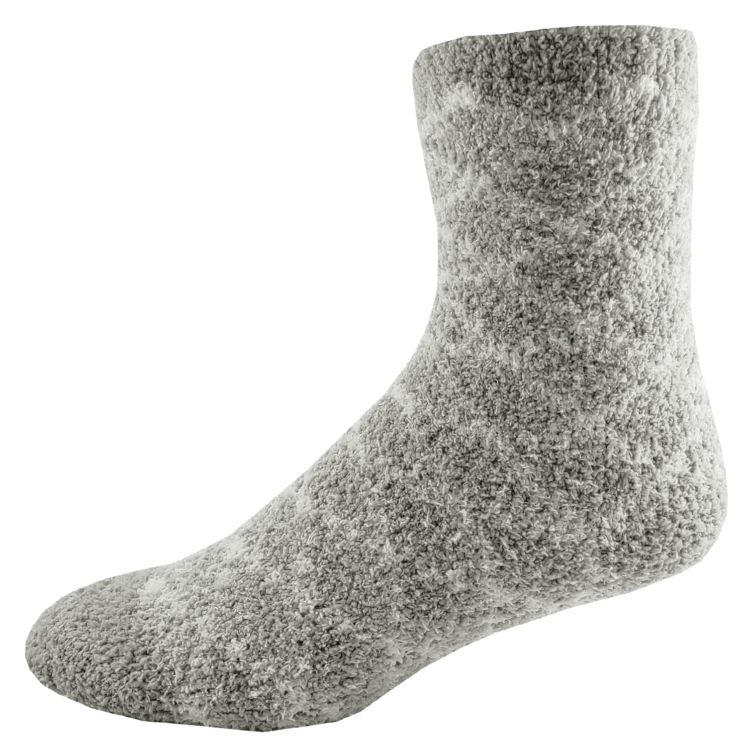 Rolled Fuzzy Beanie Cap & Fashion Fuzzy Socks Combo 2