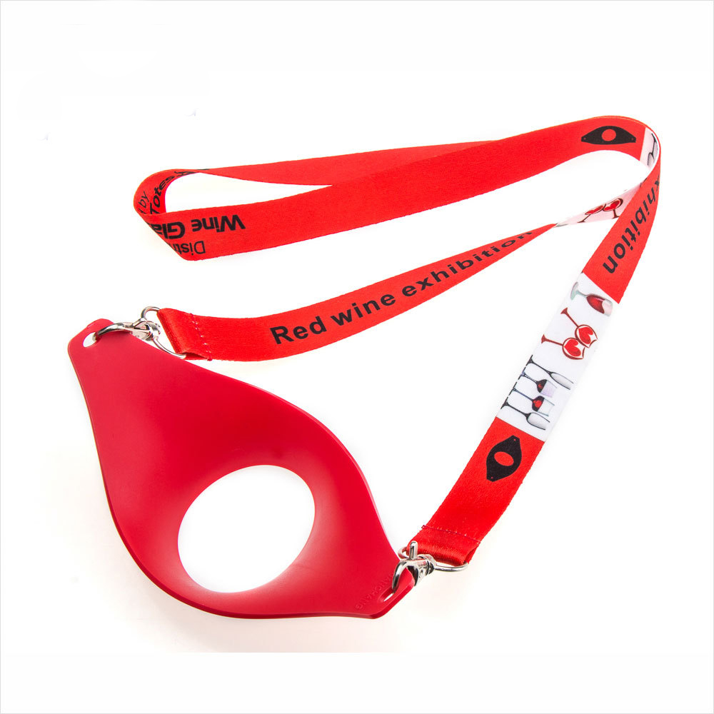 Lanyard With Wine Holder 5