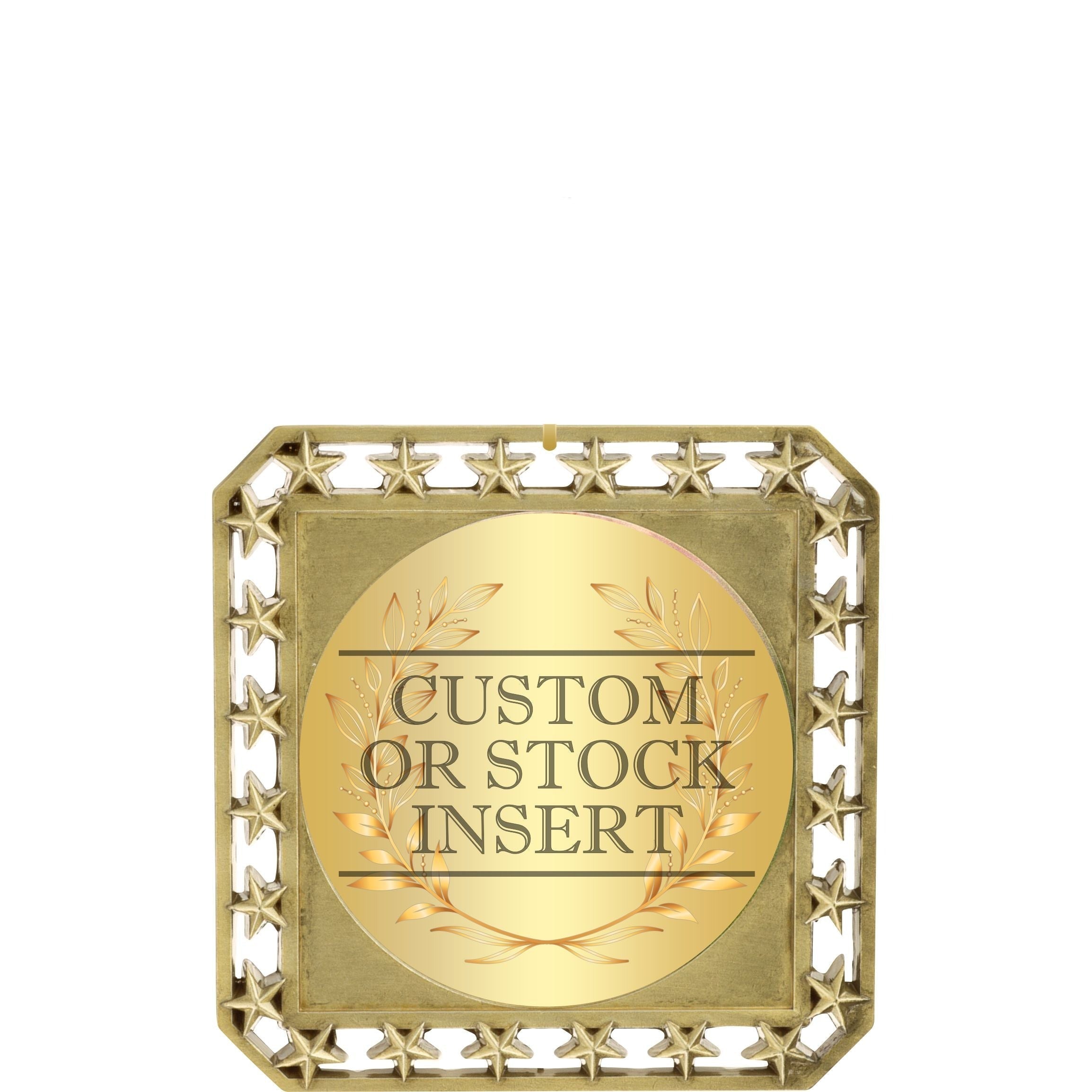 Exclusive Square Medal With Insert 4