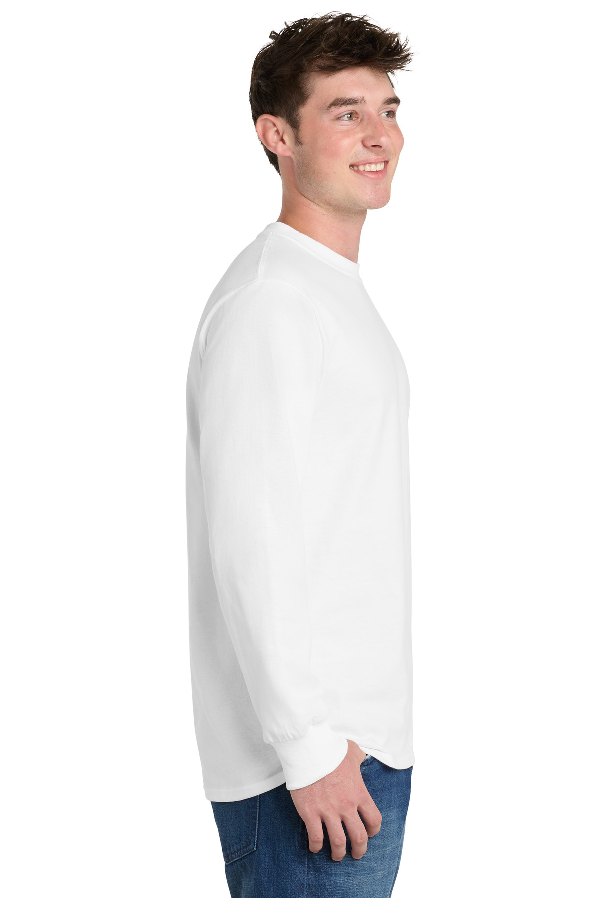 Port & Co Tall Long Sleeve Essential Tee. PC61LST 134