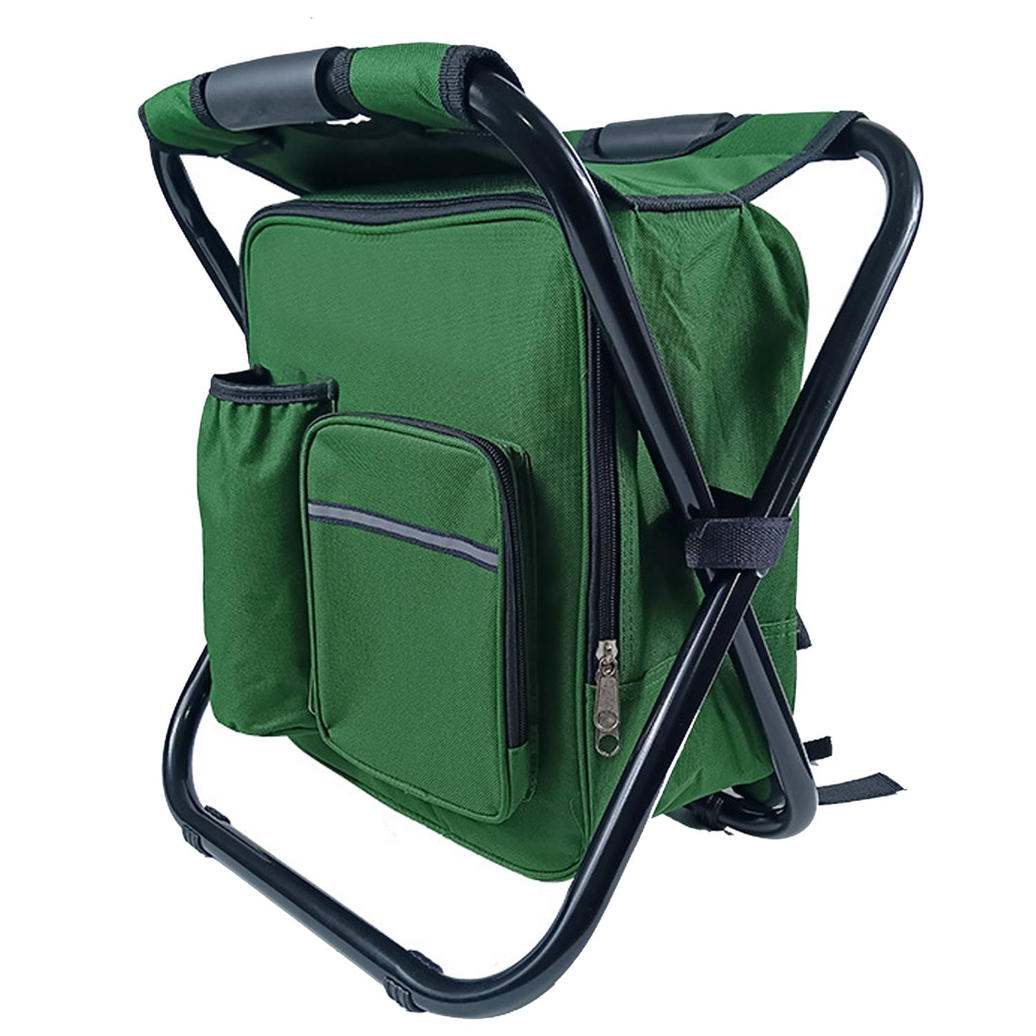 Portable Oxford Insulated Cooler Bag Foldable Camping Chair 5