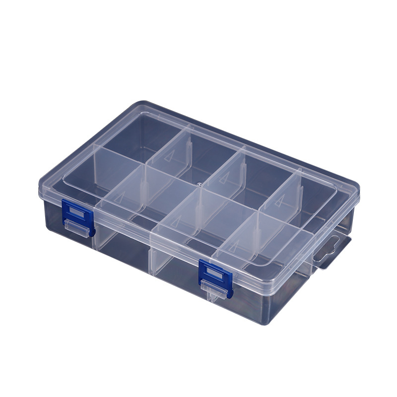 8 Grids Plastic Clear Organizer Box 13