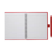 FSC® Recycled 5.5” x 7” Spiral Notebook w/ RPET Pe 214