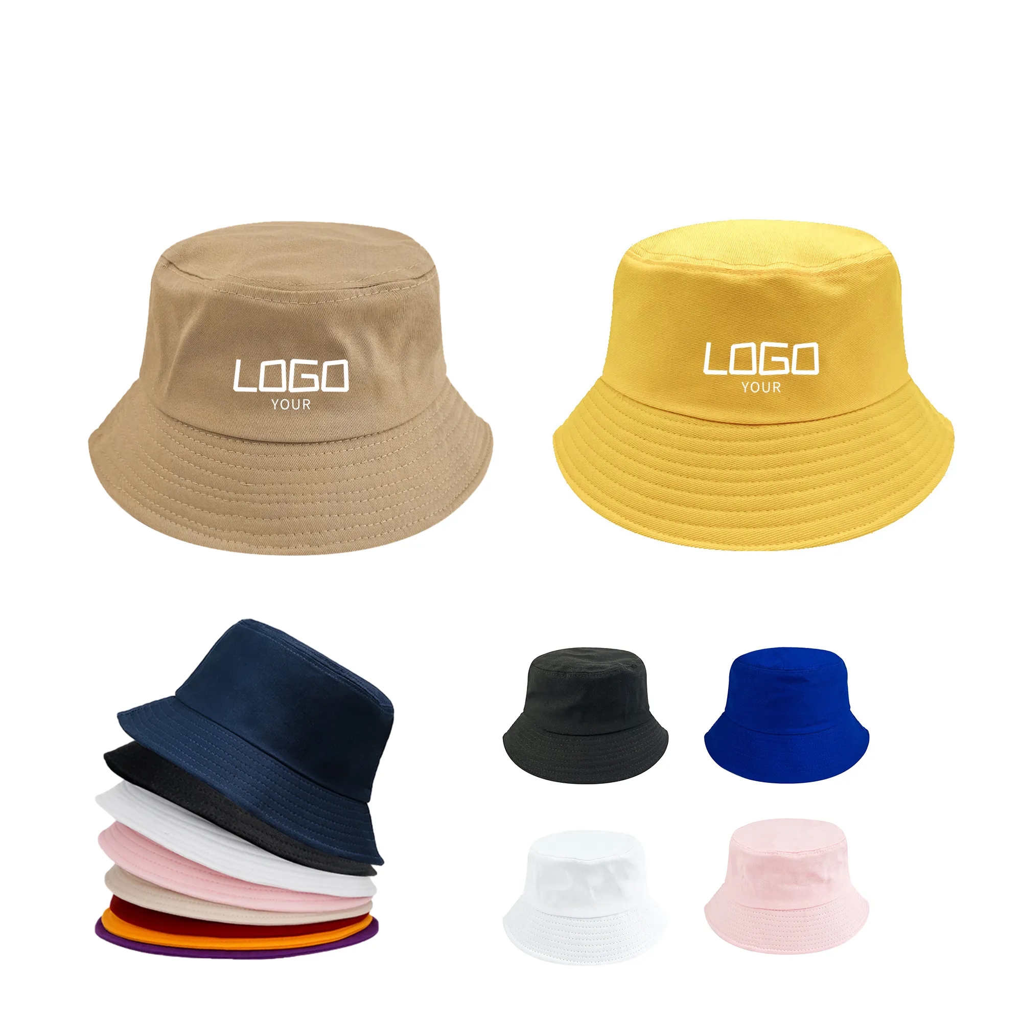 Folding Cotton Unisex Beach Outdoor Fisherman Hat 3
