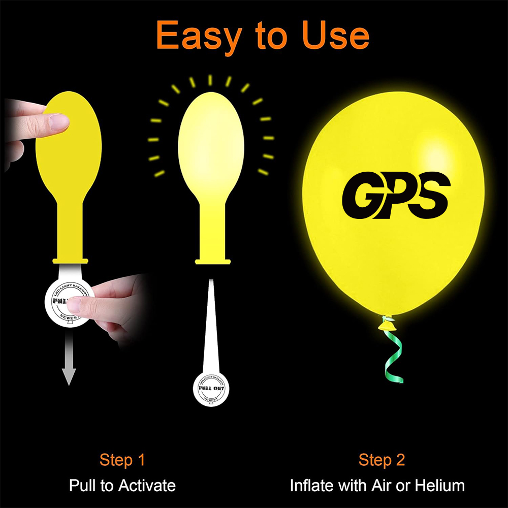 LED Colored Latex Party Birthday Balloon 1