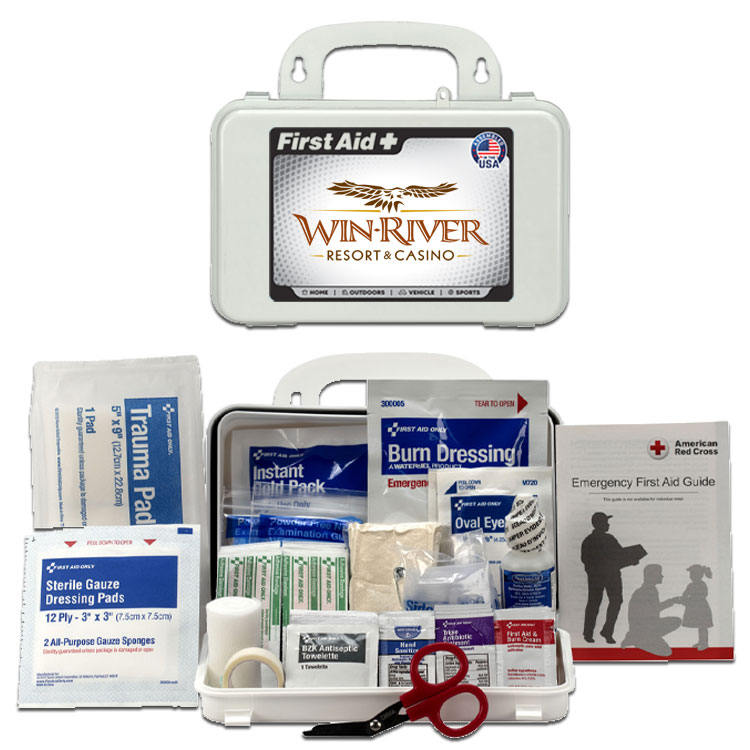 10 Person Bulk Plastic First Aid Kit, ANSI Compliant 1