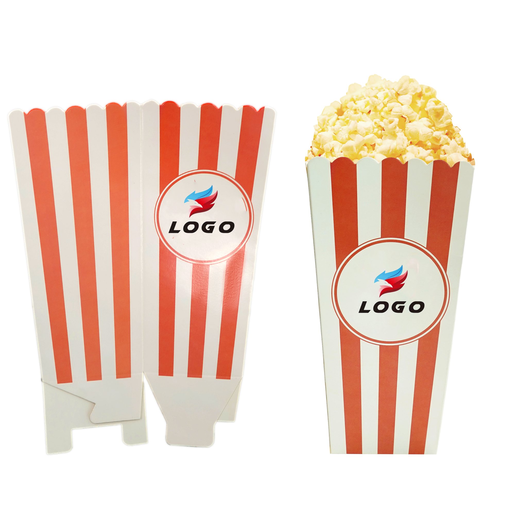 Disposable Paper Popcorn Box ?C Movie Night Snack Container 2