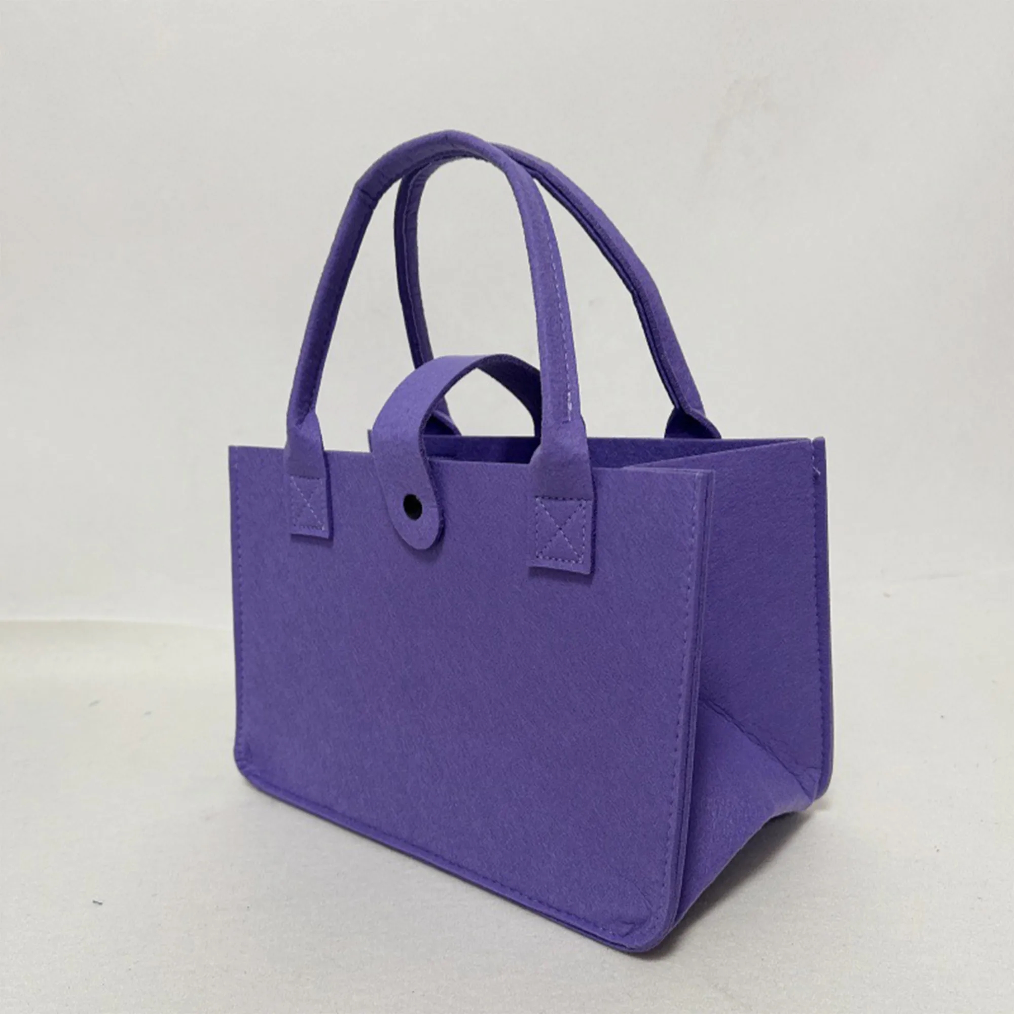 Large Reusable Shopping Travel Gift Felt Tote Bag 2
