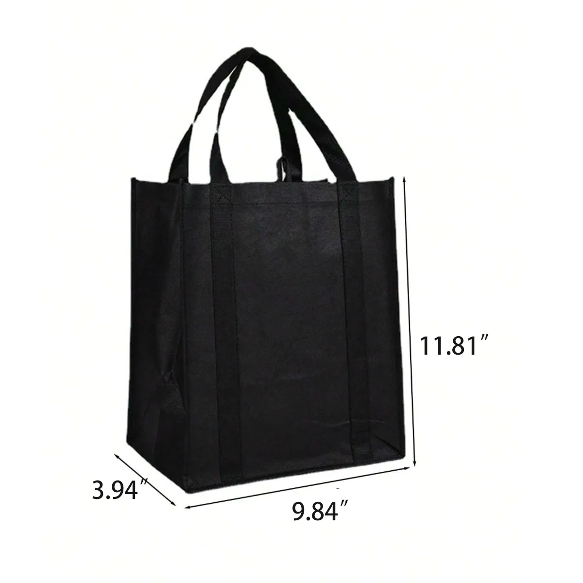 Vertical Style Foldable Reusable Groceries Bag With Handles 1