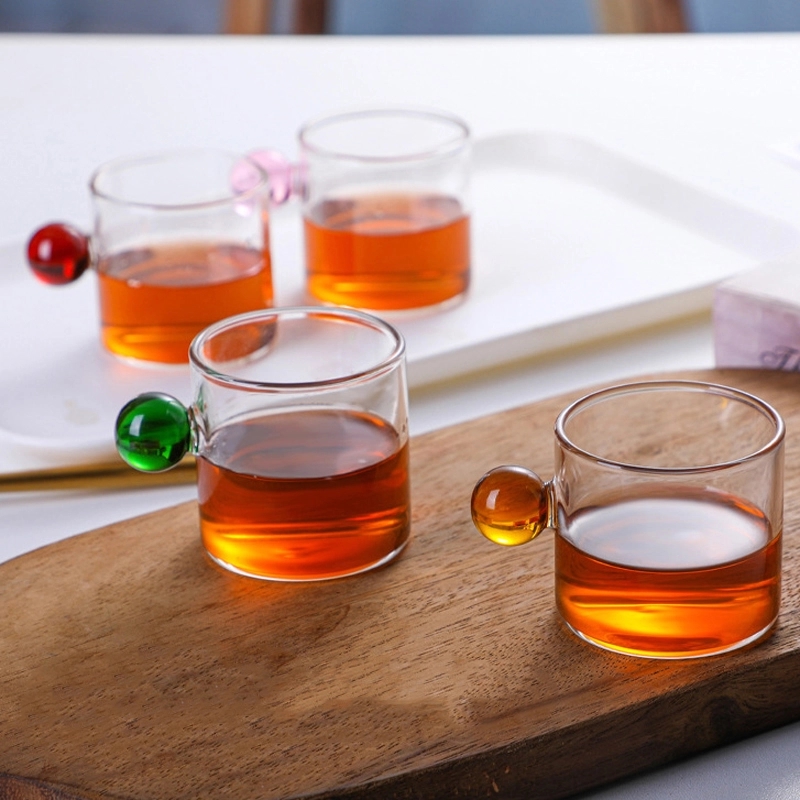 4 OZ/120ML Glass Tea Coffee Mug & Office Drink Gift Cup 14