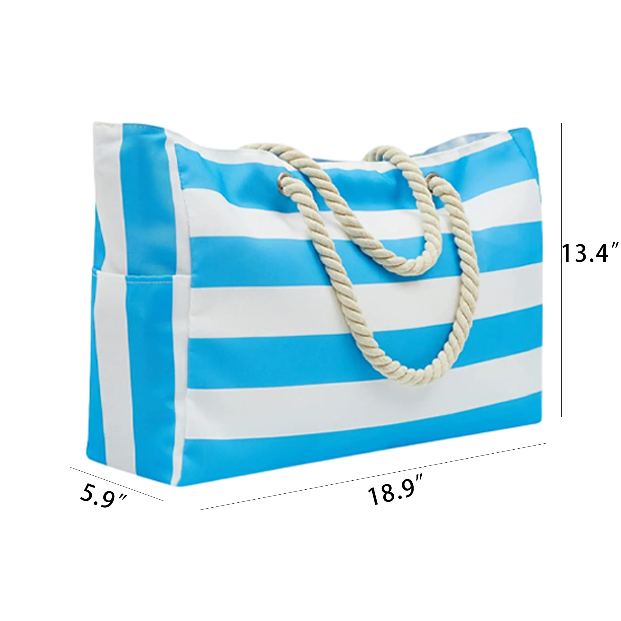 Large Beach Tote Bag, custom tote bag with logo imprint 1