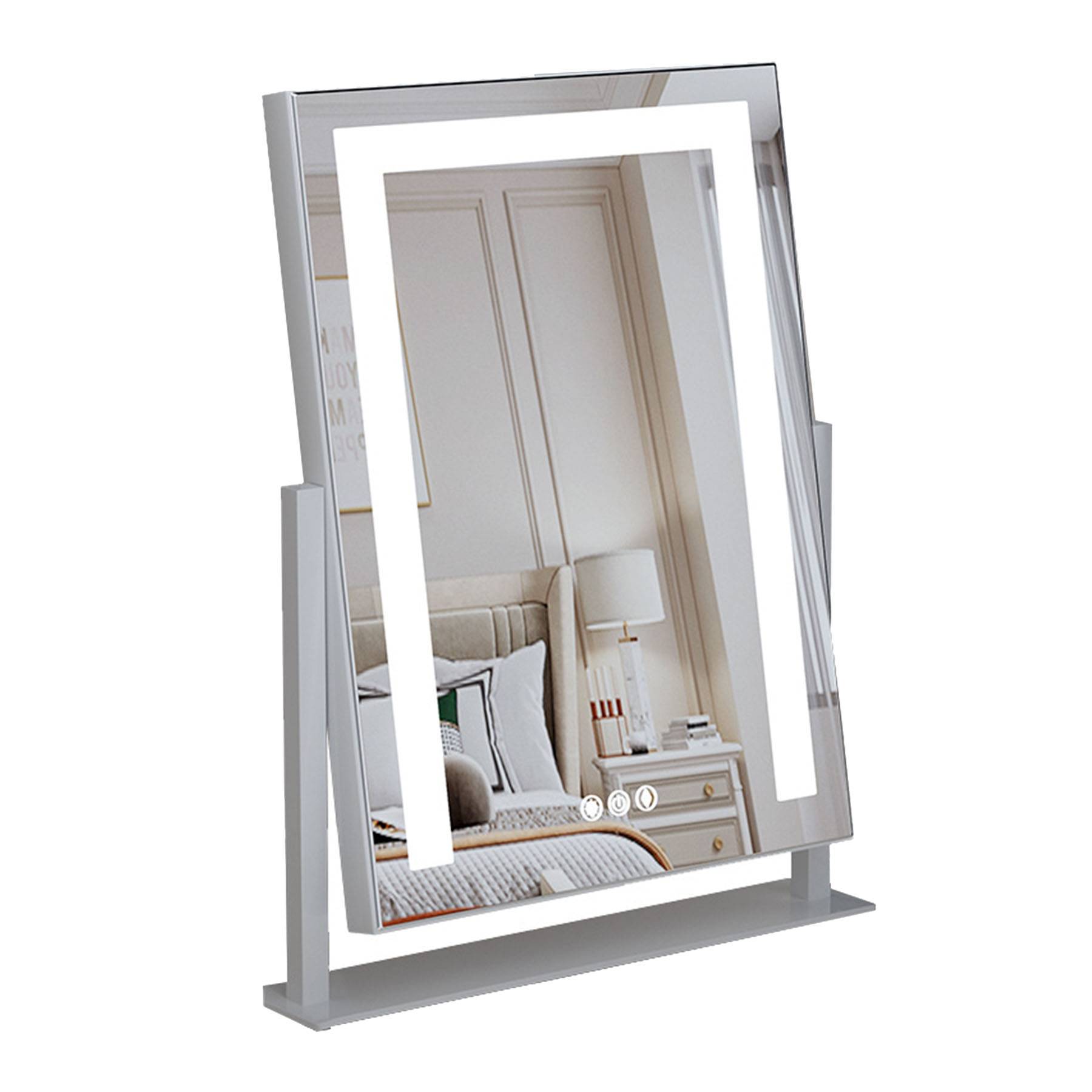 Metal makeup led mirror 5