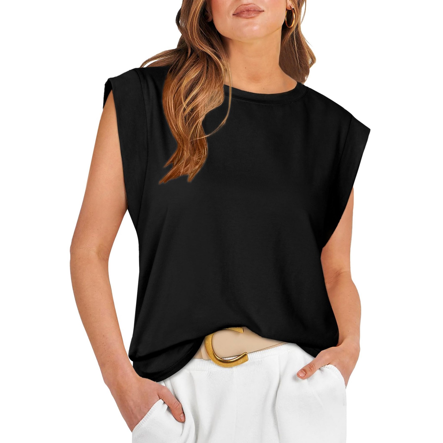 Cap Sleeve Summer Tops 8