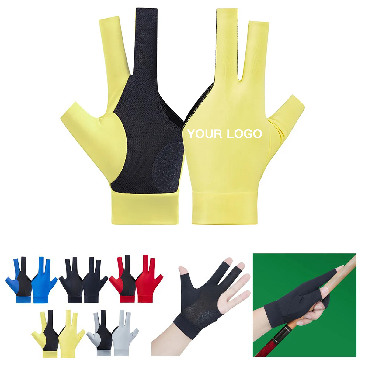 Elastic Sports Glove for Cue Sports 2