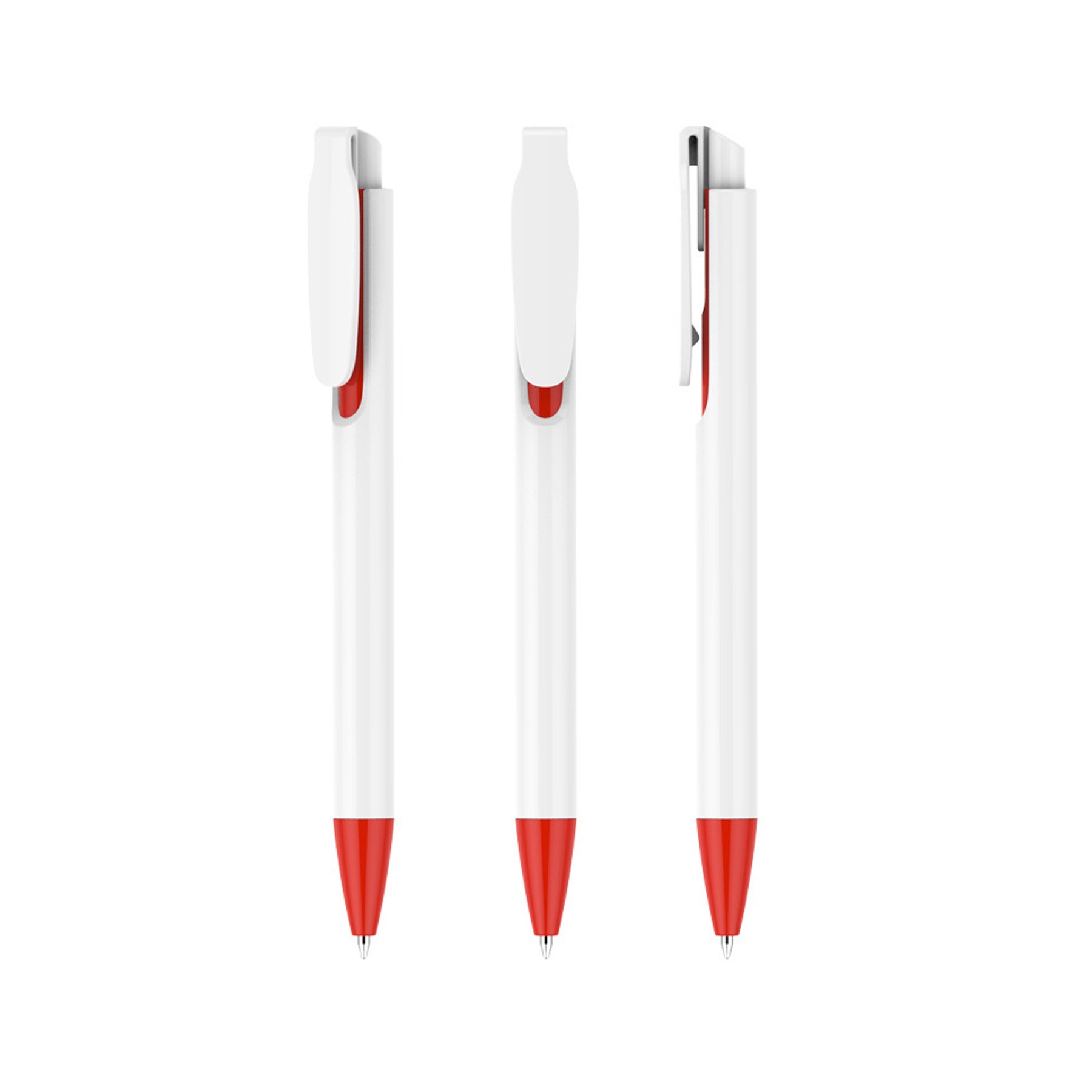 Plastic Simple Click Promotional Ballpoint Pen 2