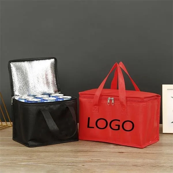 6 Cans Insulated Reusable Grocery Cooler Bag 3