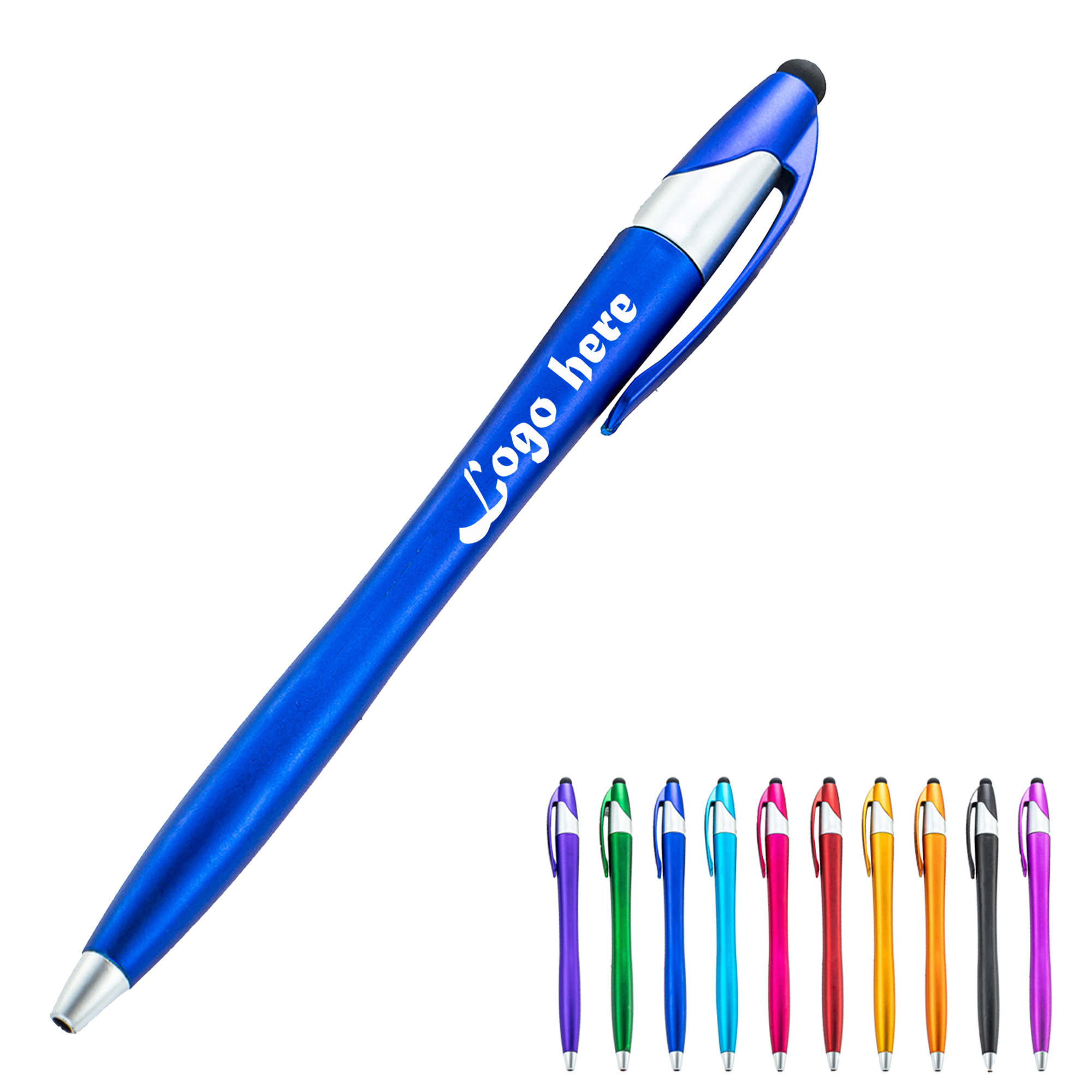 Minimalist Design Ballpoint Pen with Stylus 2