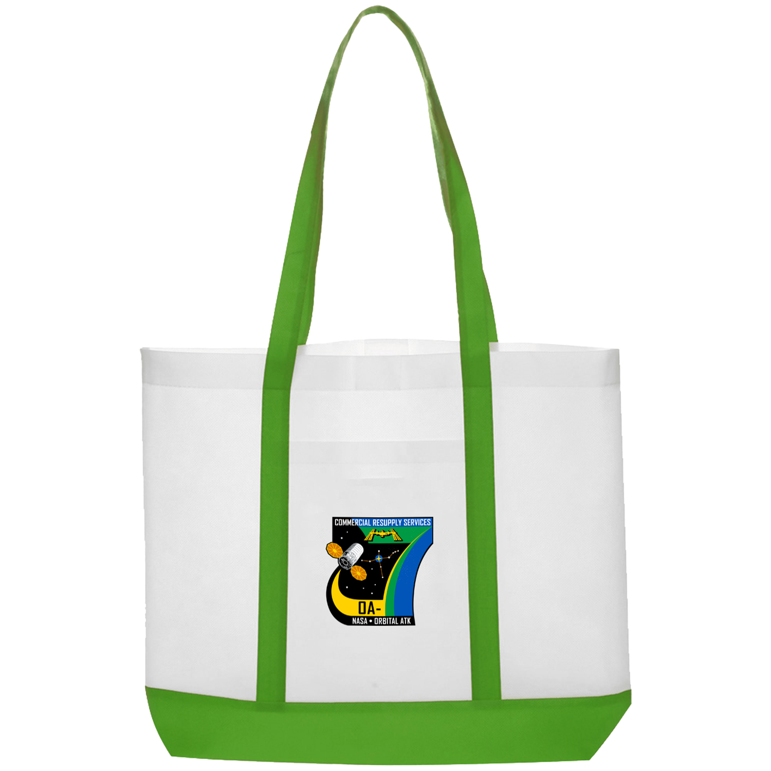 Non-woven Trim Color W/ Gusset Tote Bag (18" x 14" x 3") 5