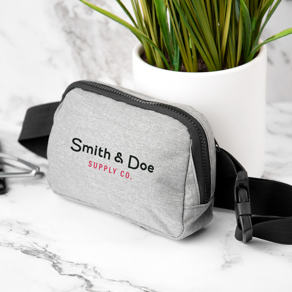 Anywhere RPET Heathered Belt Bag 1