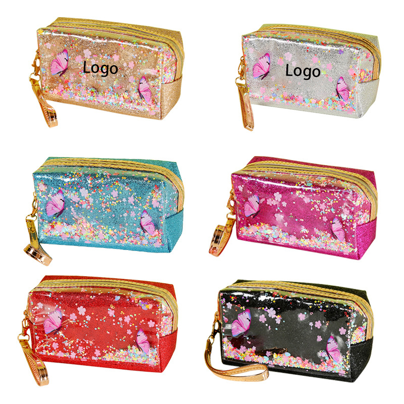 Portable Glitter Toiletry Bag Cosmetic Bag 1
