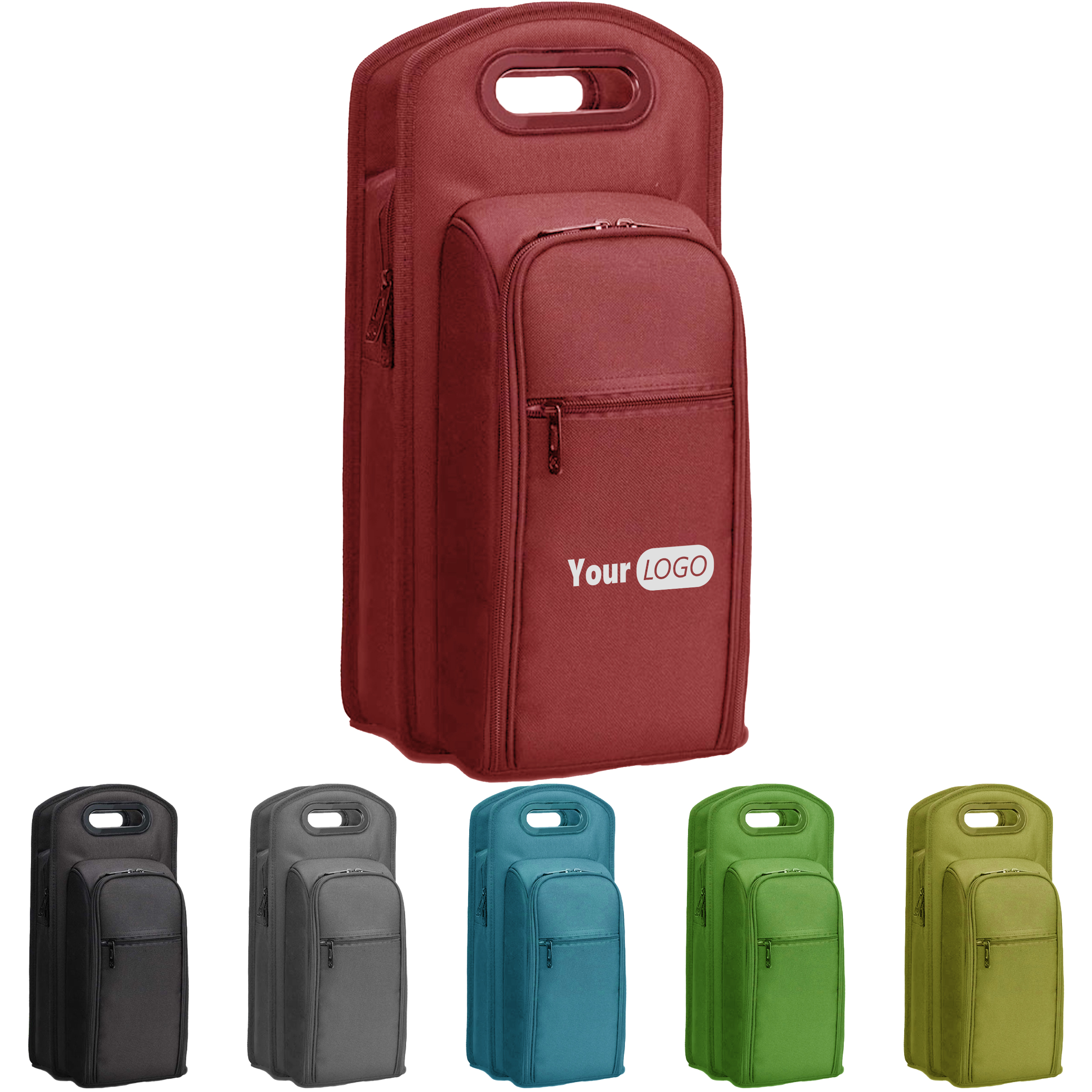 Polyester Customizable Wine Insulation Bag 3