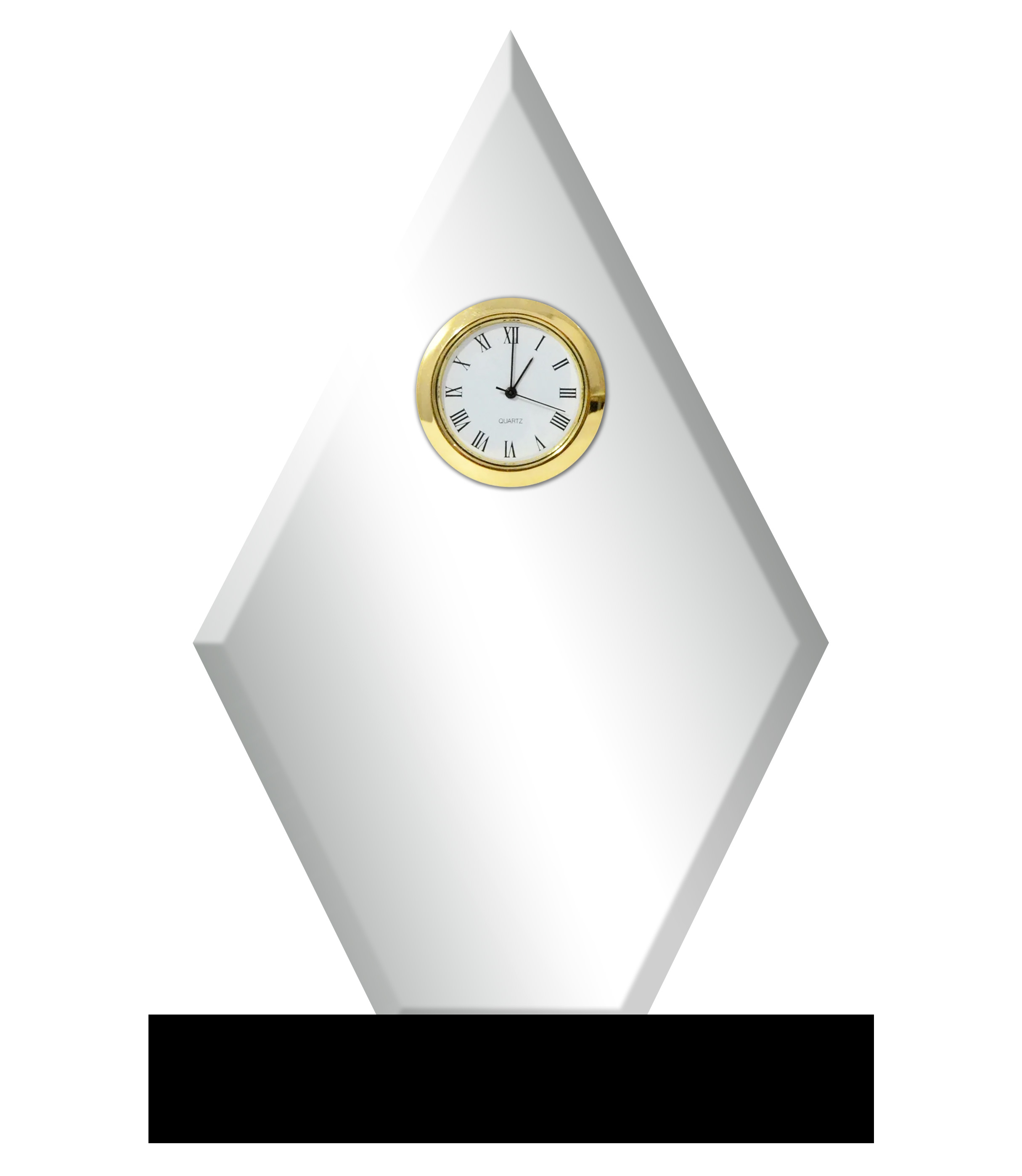 Crystal Image Diamond Award Clock 3