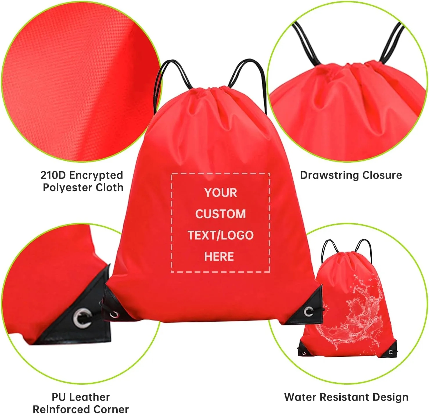 Polyester Drawstring Backpack 9