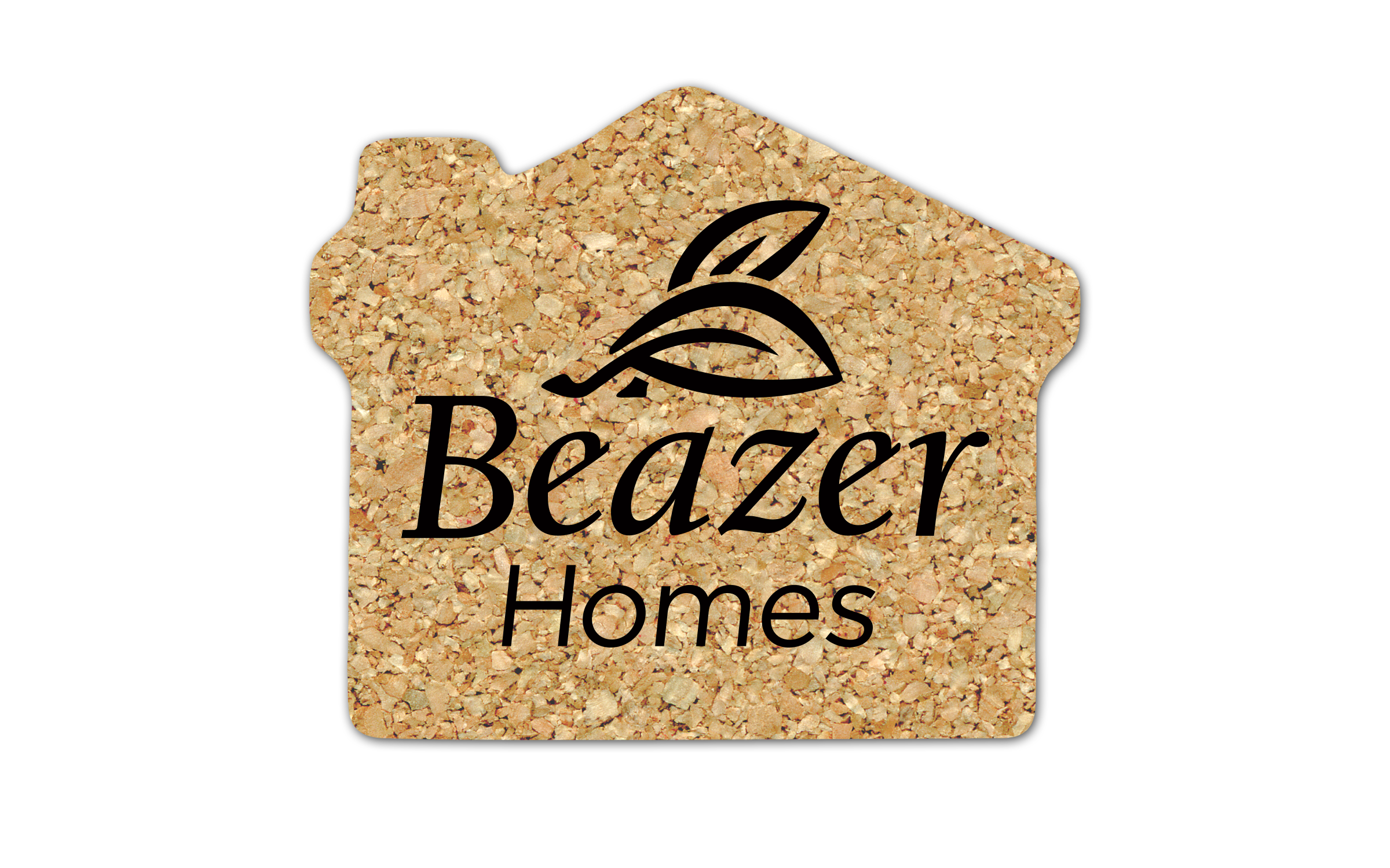 House Cork Coaster 5HO 3