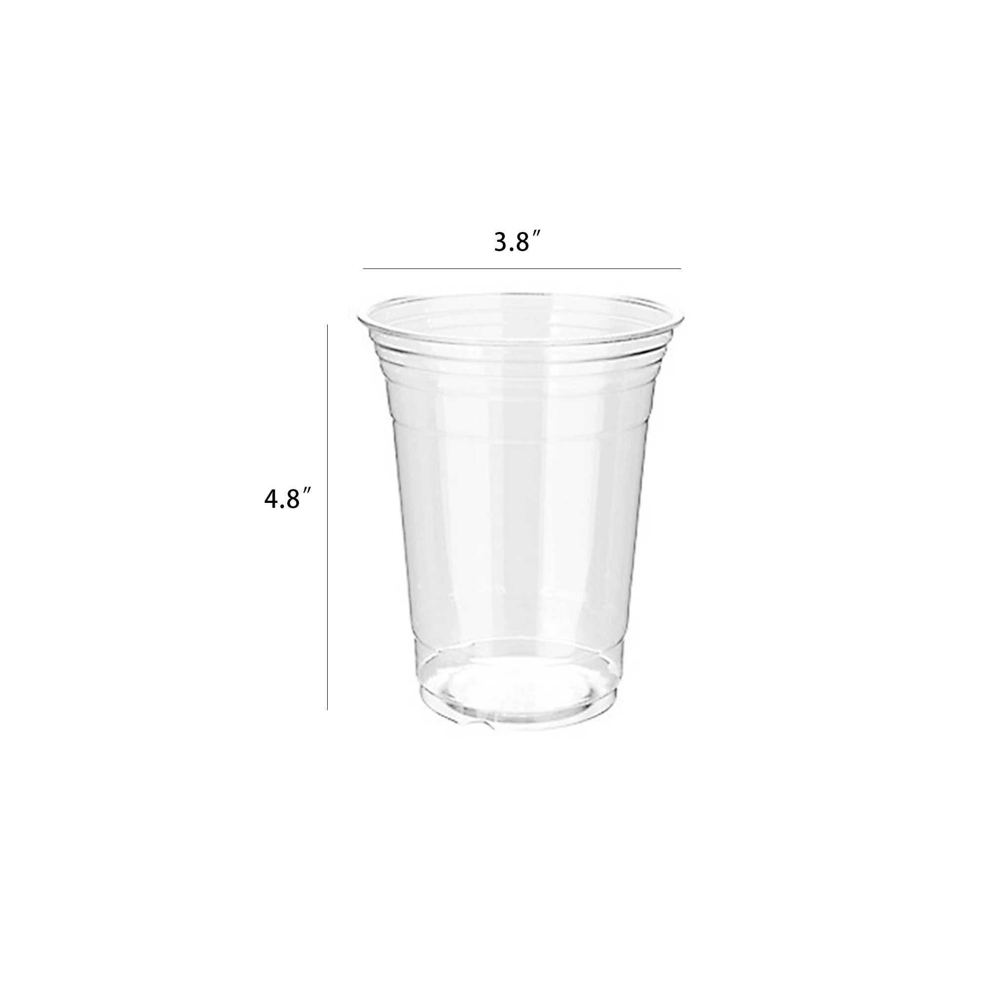 16oz Disposable Clear Plastic Cups Bulk Pack MOQ 500 3