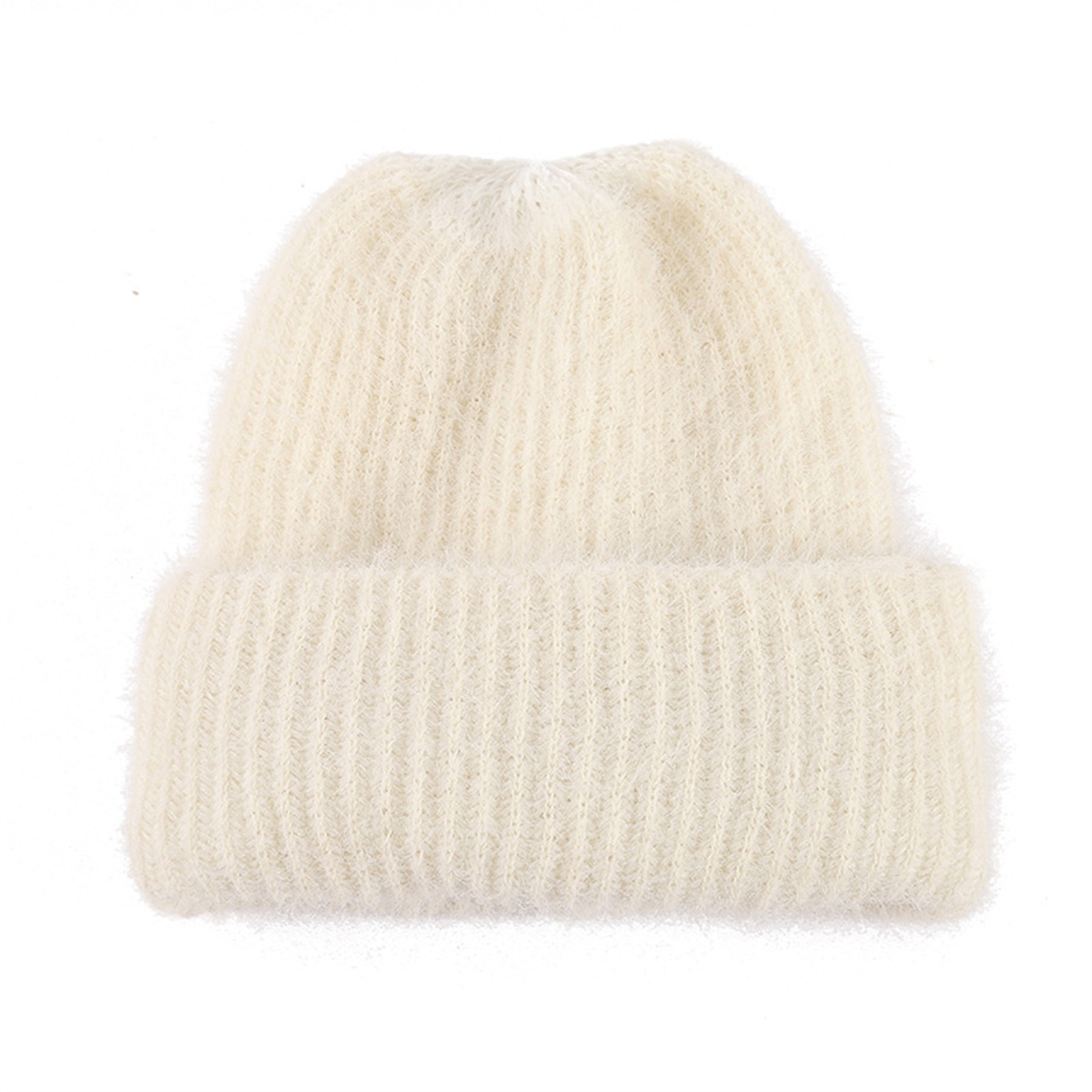 Vertical Stripes Knitted Hat 2