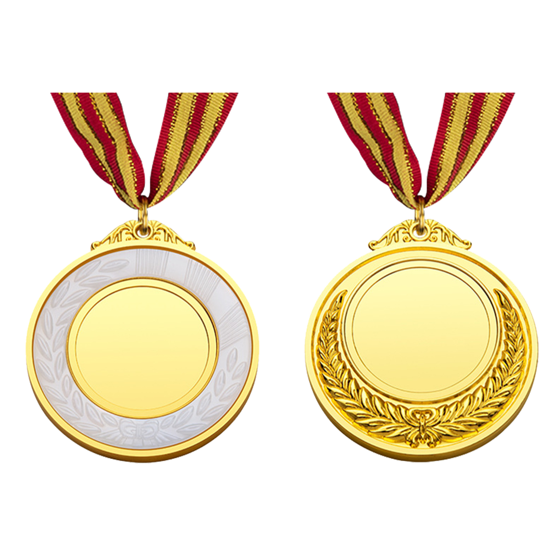 Gold Zinc Alloy Award Medals 16