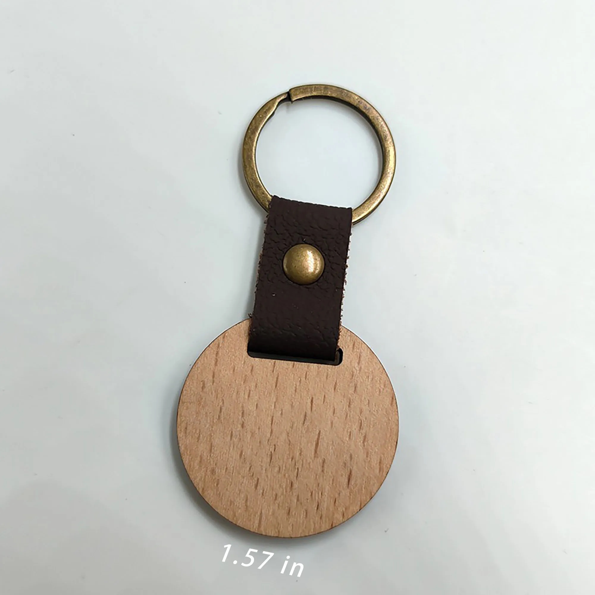 Wooden Keychain With Logo For Carrying 1