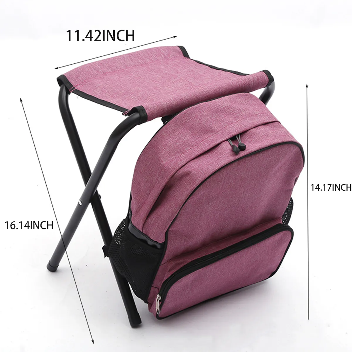 Folding Portable Detachable Leisure Stool Chair Backpack 4