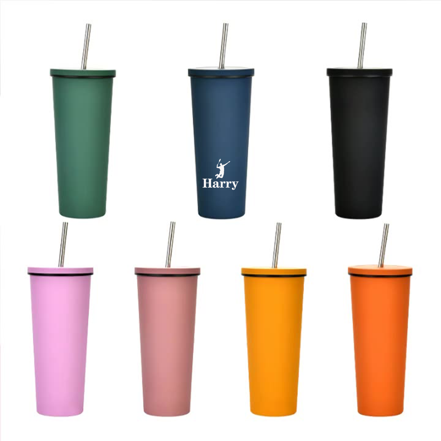 24oz Stainless Steel Double Wall Insulated Tumblers 1