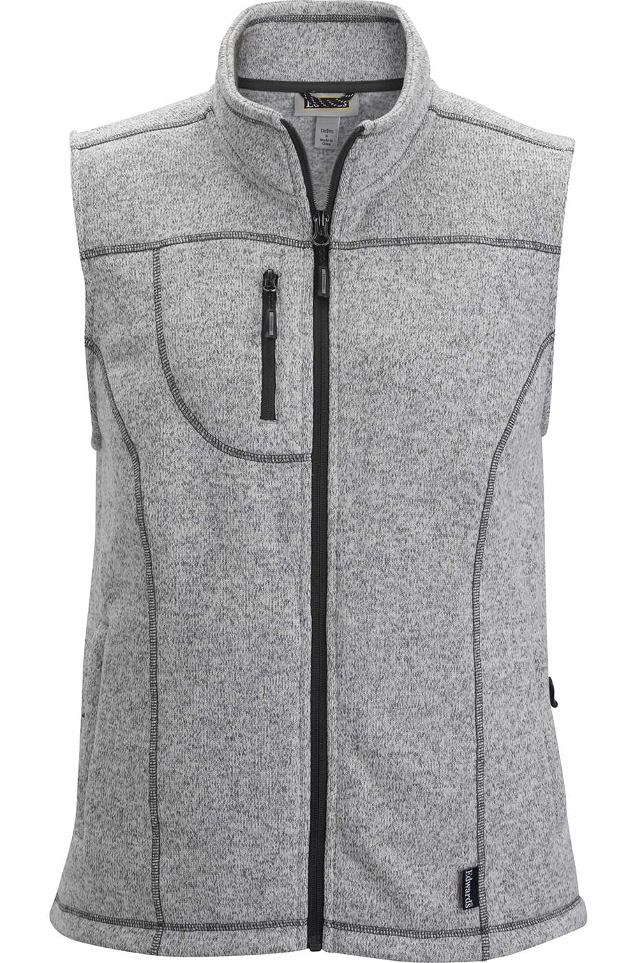 Womens Sweater Knit Fleece Vest