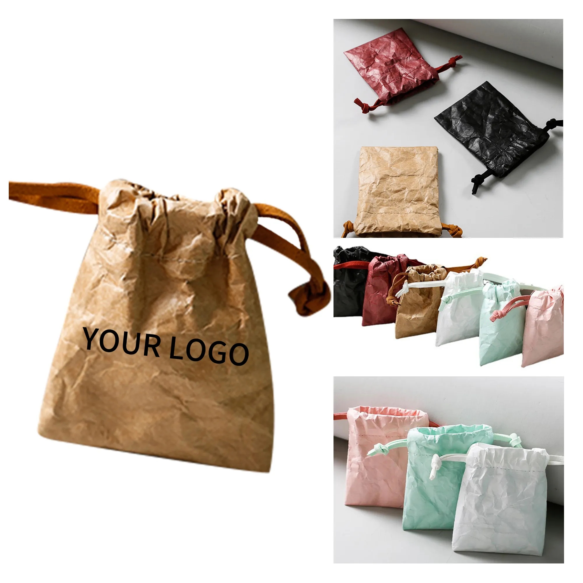 Tyvek Mini Drawstring Bag 1